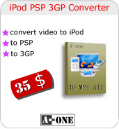 A-one iPod PSP 3GP Convereter for tomp4.com icon